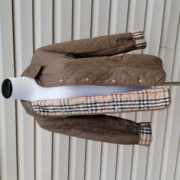 BURBERRY NOVA CHECK LINED QUILTED CLASSIC JACKET - Picture 1 of 12